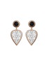Main View - Click To Enlarge - SHANA GULATI - BOWERY' Champagne White Diamond 18k Gold Vermeil Earrings