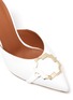 Detail View - Click To Enlarge - MALONE SOULIERS - Missy' Metallic Brooch Embellished Leather Mules