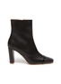 Main View - Click To Enlarge - MALONE SOULIERS - Lori' Block Heel Almond Toe Leather Ankle Boots