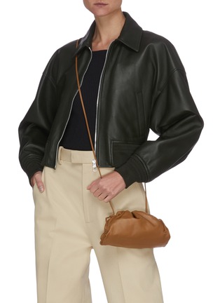 Figure View - Click To Enlarge - BOTTEGA VENETA - THE MINI POUCH' Crossbody Leather Bag