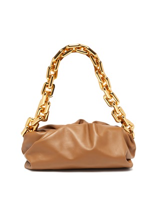 Main View - Click To Enlarge - BOTTEGA VENETA - 'THE CHAIN POUCH' Chain Handle Leather Bag