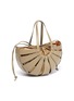 Detail View - Click To Enlarge - BOTTEGA VENETA - Basket leather tote with nylon pouch