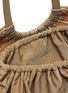 Detail View - Click To Enlarge - BOTTEGA VENETA - Basket leather tote with nylon pouch