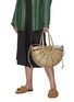 Figure View - Click To Enlarge - BOTTEGA VENETA - Basket leather tote with nylon pouch