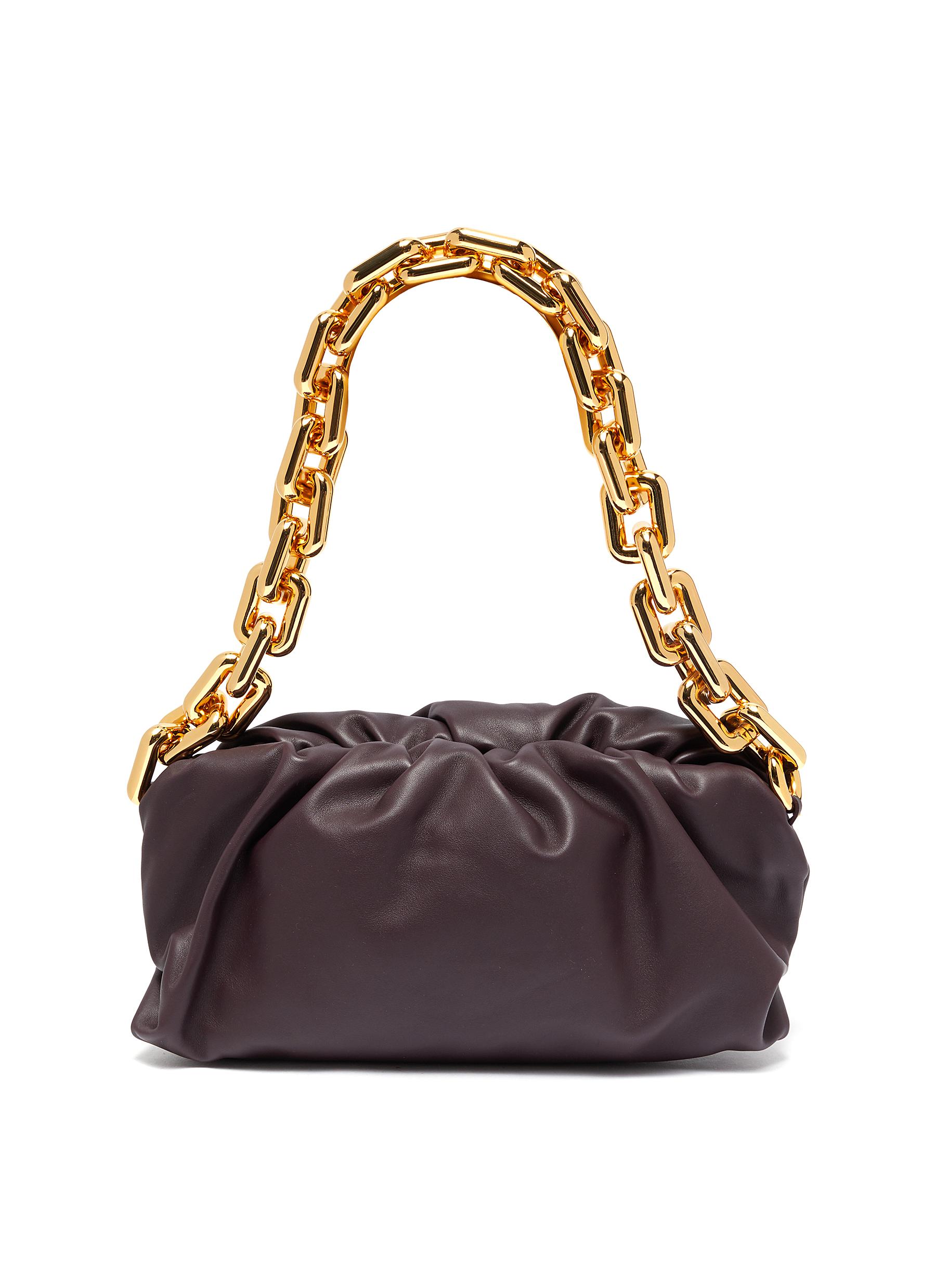 BOTTEGA VENETA 'THE CHAIN POUCH' Chain Handle Leather Bag