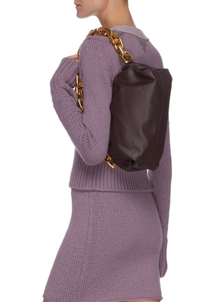Figure View - Click To Enlarge - BOTTEGA VENETA - THE CHAIN POUCH' Chain Handle Leather Bag
