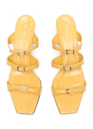 Detail View - Click To Enlarge - MANU ATELIER - Naomi' three strap buckle sandals