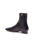  - MANU ATELIER - 'Duck' block heel button leather ankle boots