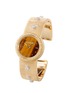 Detail View - Click To Enlarge - BUCCELLATI - 'Macri Classica' diamond 18k gold tiger eye dial quartz movement watch