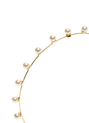 Detail View - Click To Enlarge - JENNIFER BEHR - Iris' skinny pearl headband