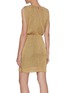 Back View - Click To Enlarge - FENDI - Drape Collar Sleeveless Dress