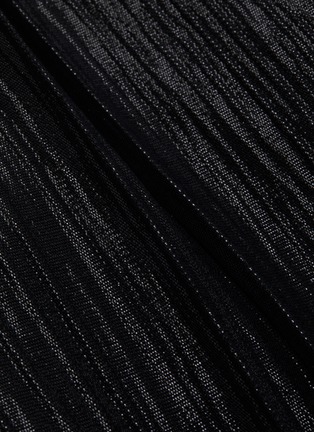 Detail View - Click To Enlarge - FENDI - A-line Pleat Wool Silk Blend Midi Skirt