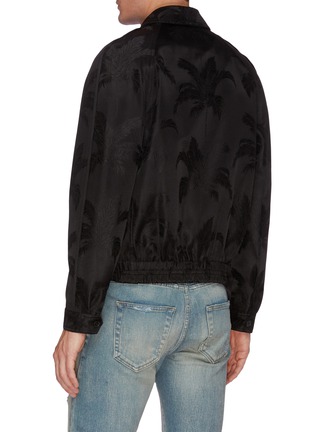 Back View - Click To Enlarge - SAINT LAURENT - Palm embroidered bomber jacket