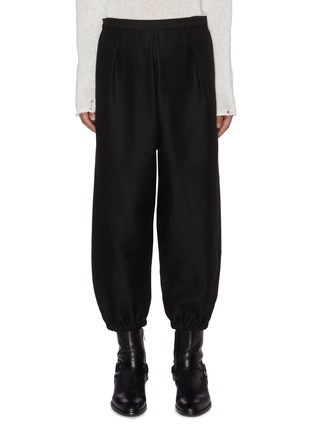 Main View - Click To Enlarge - SAINT LAURENT - Hakama' elastic cuff pants