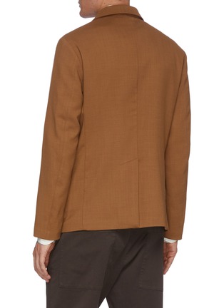 Back View - Click To Enlarge - BARENA - 'TORCEO TEMPORE' Wool Blend Blazer