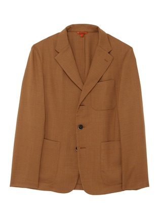 Main View - Click To Enlarge - BARENA - 'TORCEO TEMPORE' Wool Blend Blazer