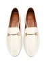 Figure View - Click To Enlarge - PEDDER RED - 'Rex' Almond Toe Leather Horsebit Loafers