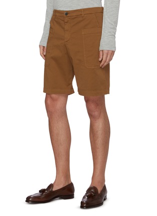 Front View - Click To Enlarge - BARENA - 'Istrio Stino' Cargo Pocket Cotton Blend Shorts