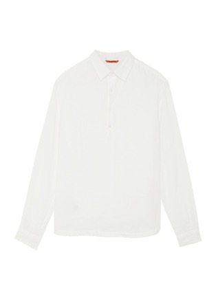Main View - Click To Enlarge - BARENA - Pavan S Telino' half button placket shirt