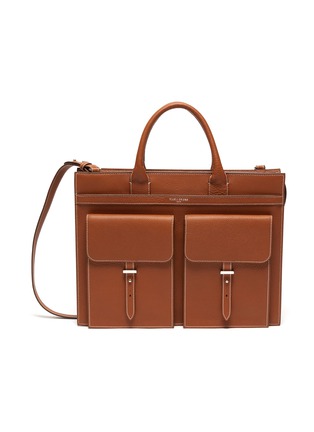 Main View - Click To Enlarge - MARK CROSS - Reid Brief' tumbled grain leather briefcase