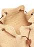 Detail View - Click To Enlarge - MARK CROSS - 'Joni' Leather Shoulder Strap Raffia Bucket Bag