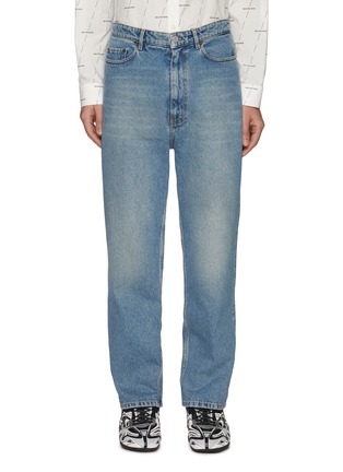 Main View - Click To Enlarge - BALENCIAGA - Straight leg organic jeans