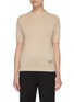 Main View - Click To Enlarge - PRADA - Short Sleeve Cashmere Wool Sweater