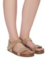 Figure View - Click To Enlarge - PEDRO GARCIA  - 'Anoy' buckled suede sandals