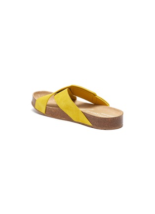  - PEDRO GARCIA  - 'Azahar' cross buckle detail suede sandals