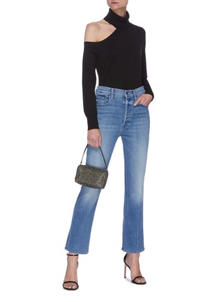 Figure View - Click To Enlarge - L'AGENCE - Easton' Cut-out Shoulder Sweater