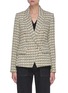 Main View - Click To Enlarge - L'AGENCE - Kenzie' Double Breast Tweed Blazer