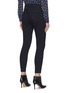 Back View - Click To Enlarge - L'AGENCE - Margot' dark wash skinny jeans