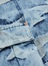  - VALENTINO GARAVANI - Stitch Detail Camouflage Jacquard Denim Cargo Shorts
