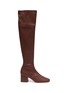 Main View - Click To Enlarge - BY FAR - 'Carlos 42' Block Heel Leather Thigh High Boots