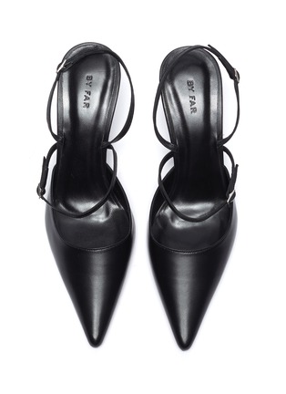 Detail View - Click To Enlarge - BY FAR - 'Tiffany' Slingback Middle Band Leather Pumps