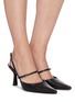 Figure View - Click To Enlarge - BY FAR - 'Tiffany' Slingback Middle Band Leather Pumps