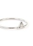 Detail View - Click To Enlarge - SARAH & SEBASTIAN - 'Deco' diamond triangle 10k white gold ring