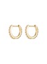 Main View - Click To Enlarge - SARAH & SEBASTIAN - 'Salty' diamond 10k gold hoop earrings