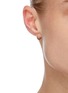 Figure View - Click To Enlarge - SARAH & SEBASTIAN - 'Salty' diamond 10k gold hoop earrings