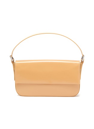 Main View - Click To Enlarge - BY FAR - 'Manu' semi patent leather baguette shoulder bag
