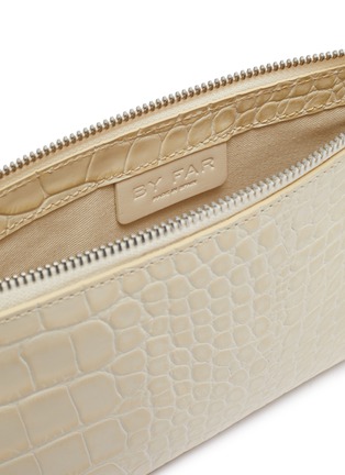 Detail View - Click To Enlarge - BY FAR - 'Rachel' croc embossed leather small handle bag