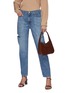 Figure View - Click To Enlarge - BY FAR - 'Kiki' semi patent leather shoulder bag