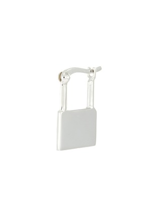 Main View - Click To Enlarge - HATTON LABS - Padlock Sterling Silver Single Earring