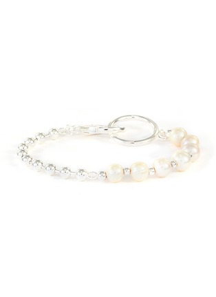 Main View - Click To Enlarge - HATTON LABS - Pearl sterling silver ball bracelet