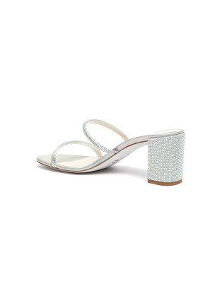  - RENÉ CAOVILLA - Crystal Embellished Block Heel Sandals