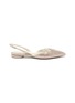Main View - Click To Enlarge - RENÉ CAOVILLA - Wonder' Crystal Embellished Leather Slingback Flats