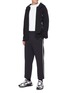 Figure View - Click To Enlarge - VALENTINO GARAVANI - Side tape tailored pants