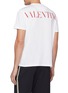 Back View - Click To Enlarge - VALENTINO GARAVANI - Lace pocket back logo print T-shirt