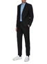 Figure View - Click To Enlarge - PRADA - Notch lapel wool mohair suit