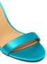 Detail View - Click To Enlarge - STELLA LUNA - 'Stella Chain' Embellished Anklet Satin Heeled Sandals
